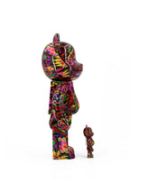 BE@RBRICK - PSYCHEDELIC PAISLEY  100% AND 400%